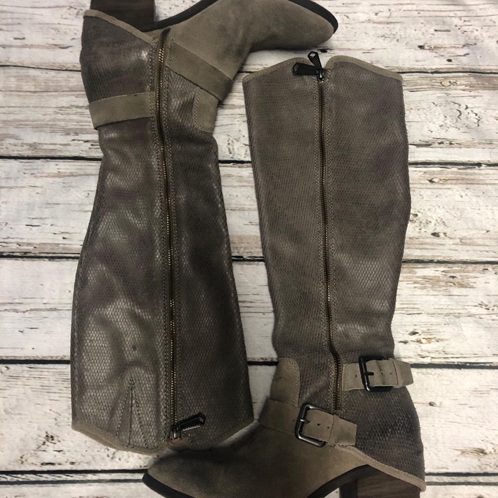 Donald J Pliner Devi Oiled Snake Skin Boots